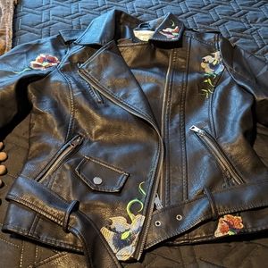 Women's Faux leather Moto jacket